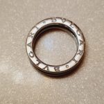 Bague Bulgari B zero 1 en or blanc et diamant