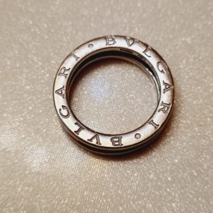 Bague Bulgari B zero 1 en or blanc et diamant