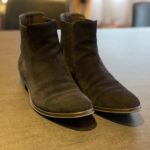 Bottines Boss homme, daim bleu foncé, taille 41
