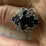 Bague or gris
