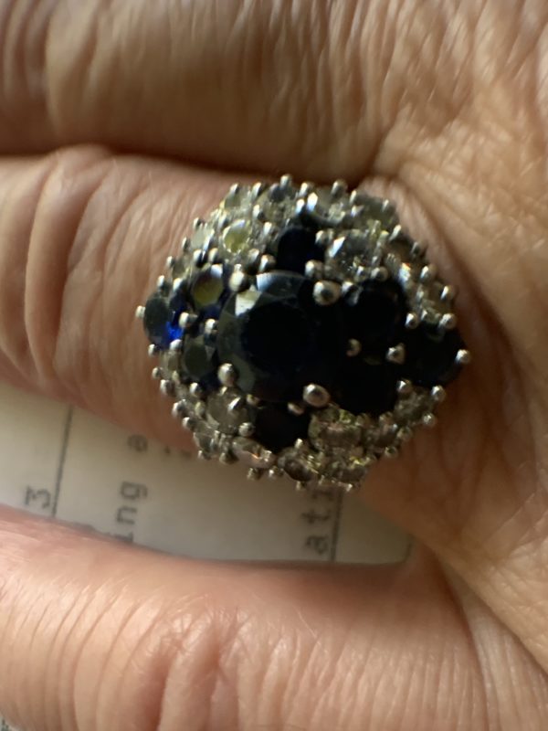 Bague or gris