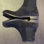 Bottines Boss homme, daim bleu foncé, taille 41