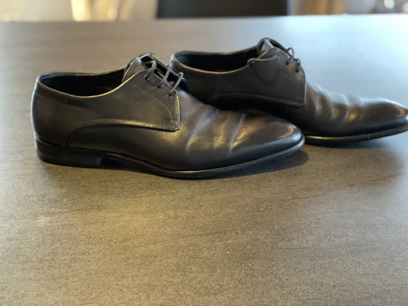 Hugo Boss, chaussures en cuir de ville homme, taille 41