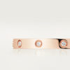 Cartier Love Bracelet en or rose avec 10 diamants taille 18