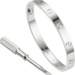 Bracelet Love, or gris 18 carats.