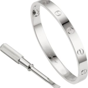 Bracelet Love, or gris 18 carats.