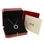 Collier Cartier Love pavé diamant