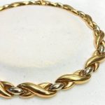 Cartier Collier Arabesque or rose et blanc