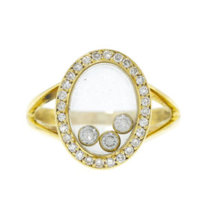 Chopard, Happy Diamonds Bague taille 54