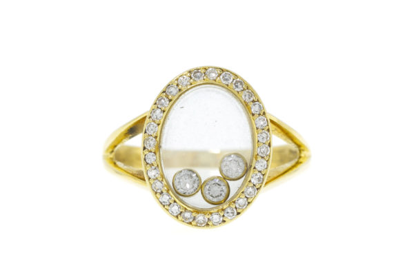 Chopard, Happy Diamonds Bague taille 54