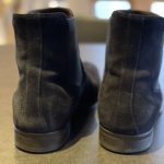 Bottines Boss homme, daim bleu foncé, taille 41