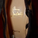Boots open toe en veau façon poulain Christian Louboutin
