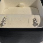 Boucles d'oreilles Trilogy - Or gris et 6 diamants 0.7ct