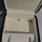Boucles d'oreilles Trilogy - Or gris et 6 diamants 0.7ct