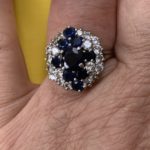 Bague or gris