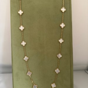 VAN CLEEF ET ARPELS. SAUTOIR VINTAGE ALHAMBRA 20 MOTIFS