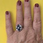 Bague or gris