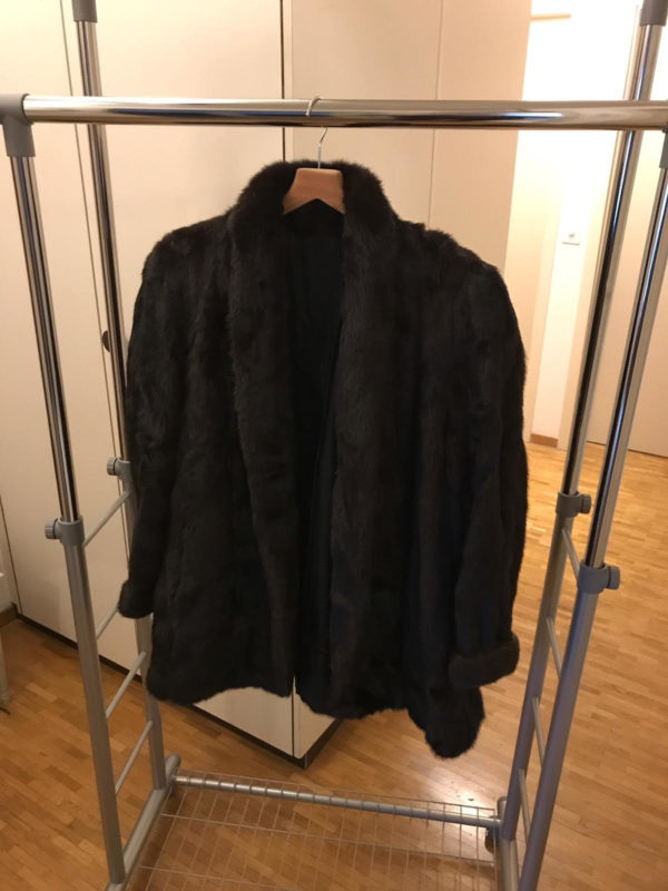 manteau en vison