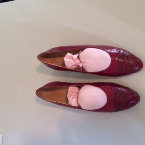 Escarpins de marque Harel, cuir rouge