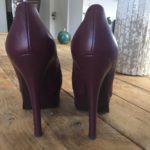 Escarpins Fendi Cuir Bordeaux T38