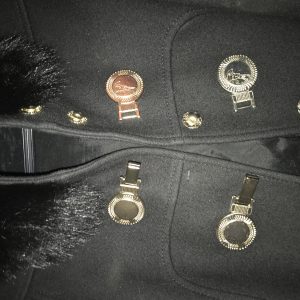 Vend manteau Versace noir