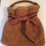 Sac Scervino en maille, couleur bronze