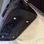 LOUIS VUITTON Amarante Monogram Vernis Alma GM Bag